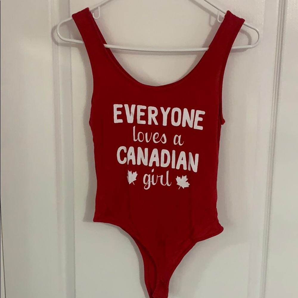 Urban Heritage Red Body Suit